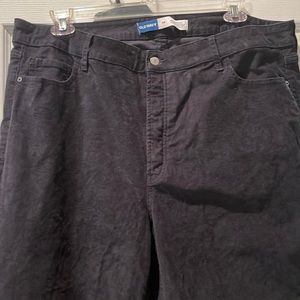 Old navy extra high rise kicker boot cut secret slim pocket corduroy jeans pants